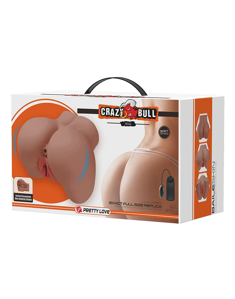 Crazy Bull - Mila - Masturbator met Twee Ingangen - Bruin-Erotiekvoordeel.nl