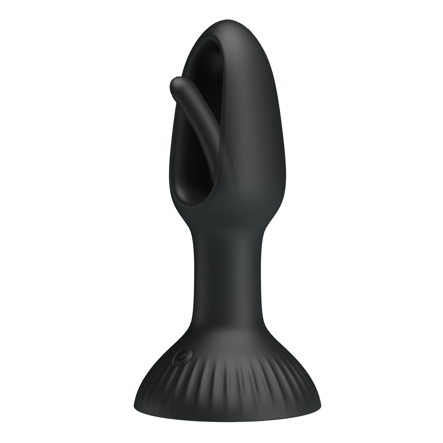 Pretty Love - Hubert - Vibrerende Buttplug - Anaal Vibrator - Met Wiebelend Tongetje - Zwart-Erotiekvoordeel.nl
