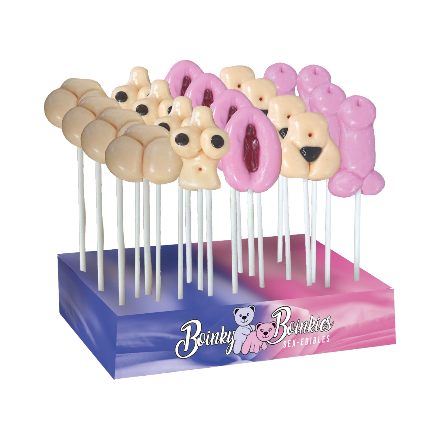 Boinky - Lollipops Sex Comic - Erotische Lollies - 25 stuks-Erotiekvoordeel.nl