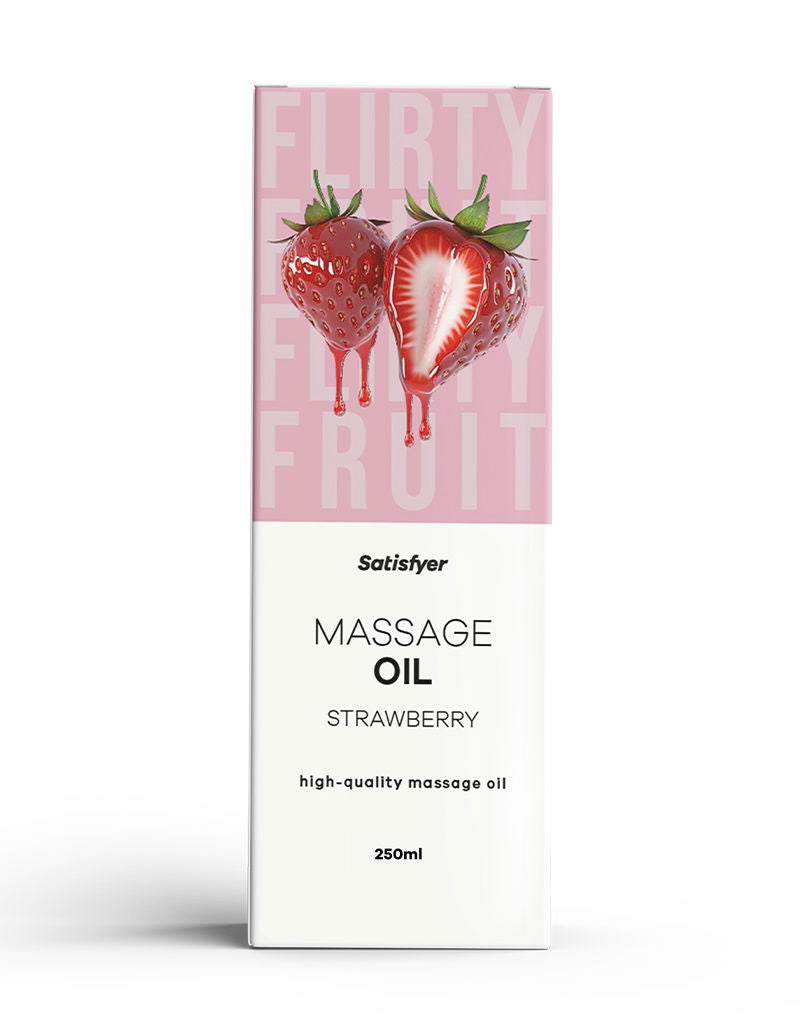 Satisfyer - Massage Oil - Strawberry - 250 ml