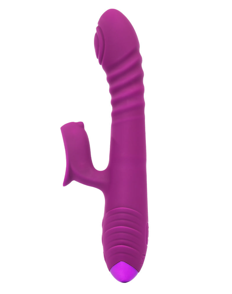 Rimba Toys - Stockholm - Vibromasseur Rabbit de va-et-vient - Violet