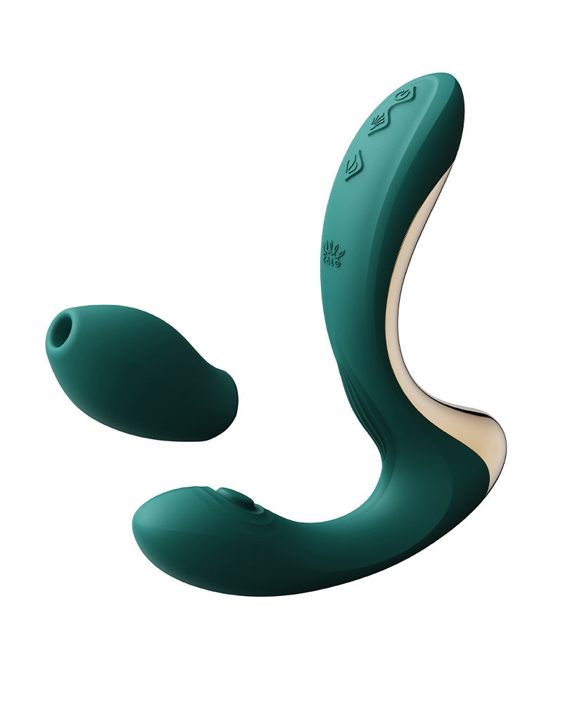 Zalo - Talis - G-Punkt Pulsewave Vibrator mit Saugfunktion und Heizfun Rimba Winkel Zalo - Talis - G-Punkt Pulsewave Vibrator mit Saugfunktion und Heizfun Rimba Winkel