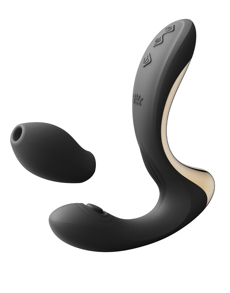 Zalo - Talis - G-Punkt Pulsewave Vibrator mit Saugfunktion und Heizfun Rimba Winkel Zalo - Talis - G-Punkt Pulsewave Vibrator mit Saugfunktion und Heizfun Rimba Winkel
