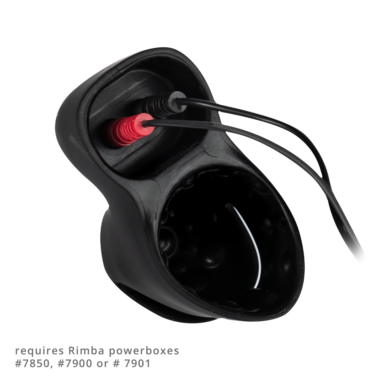 Rimba Electro Play - Stimulateur de gland pénien E-Stim - Bipolaire - Noir