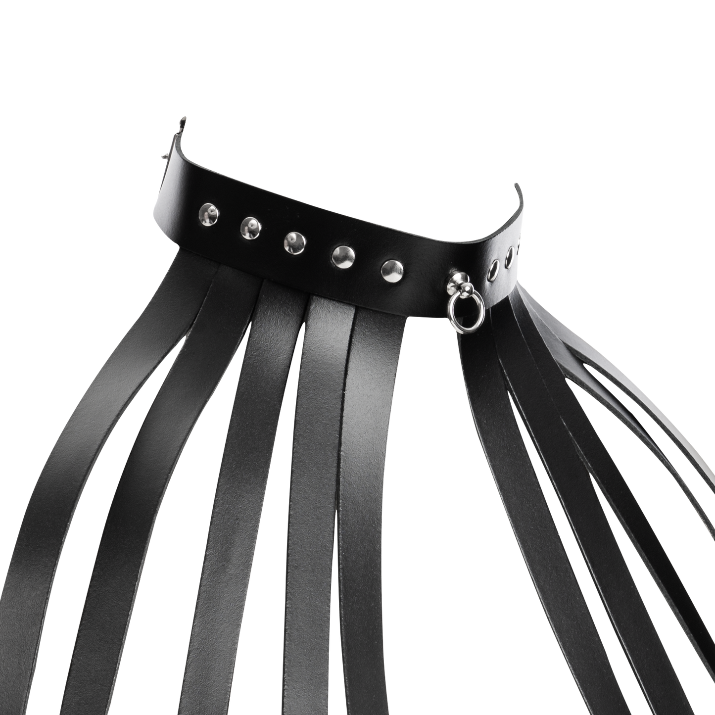 Rimba - Lederen Borstharnas met Halsband - Zwart-Rimbastore.com