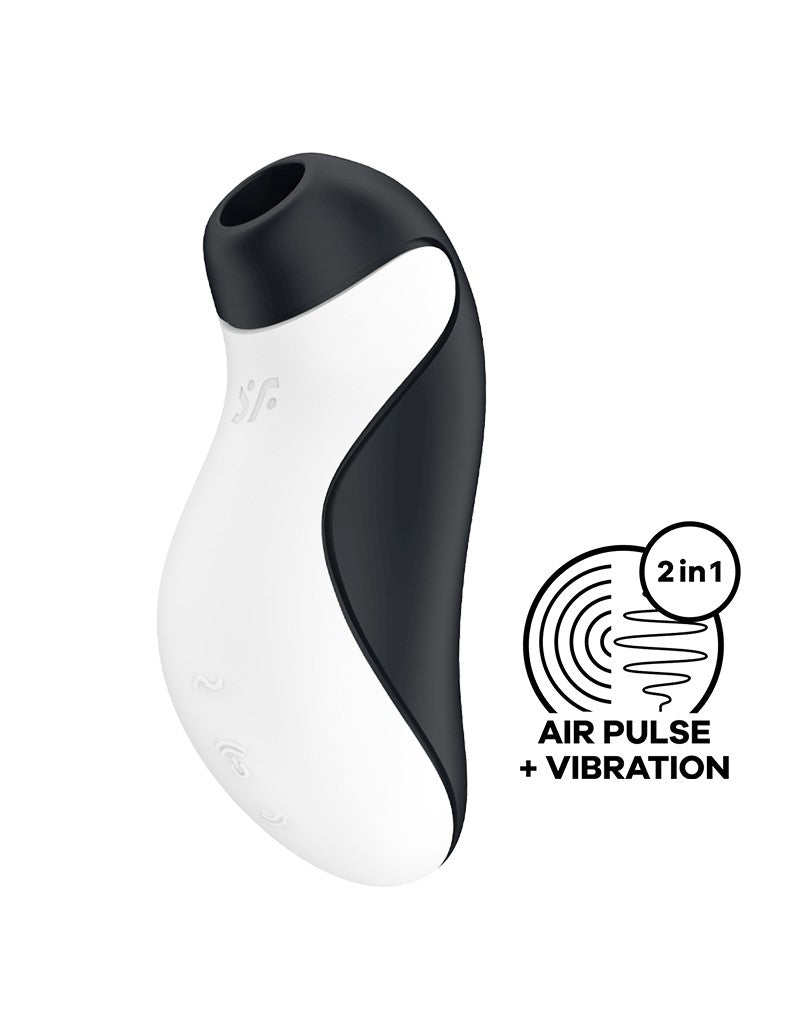 Satisfyer - Orca Air Pressure Vibrator - Black/White