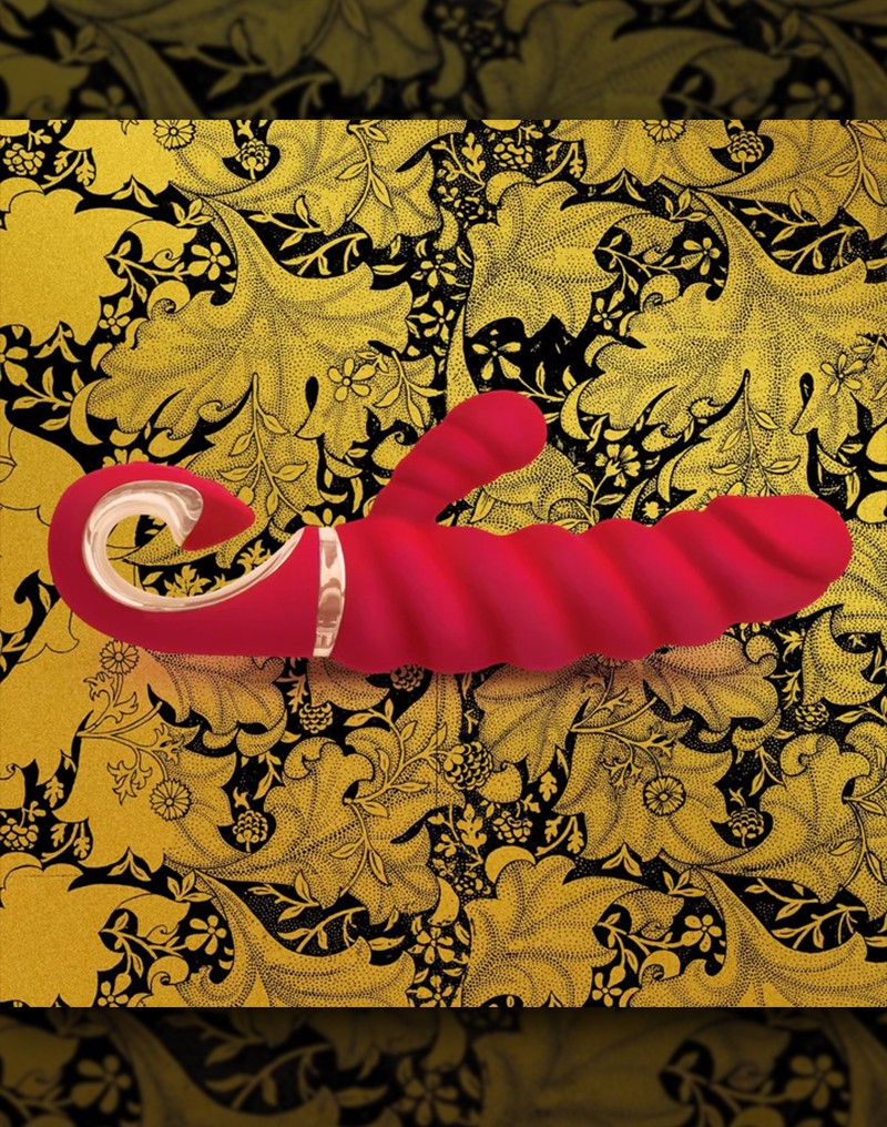 G-Vibe - Mini Vibromasseur Rabbit Nervuré G-Candy - Rouge