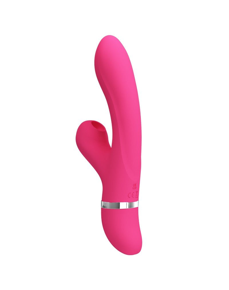 Pretty Love Tarzan Vibrator mit Saugfunktion WILLOW - rosa