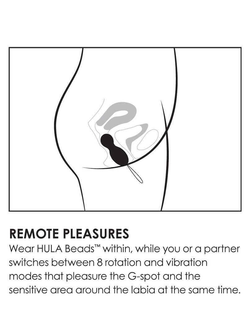 LELO Hula Beads Roterende en vibrerende vagina Balletjes- pa - Erotiekvoordeel.nl