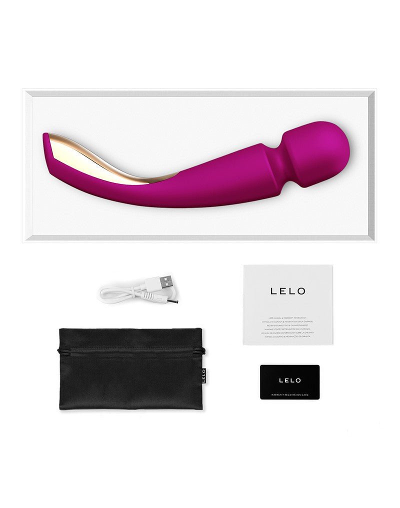 LELO Smart Wand Medium vibrator - pink-Erotiekvoordeel.nl
