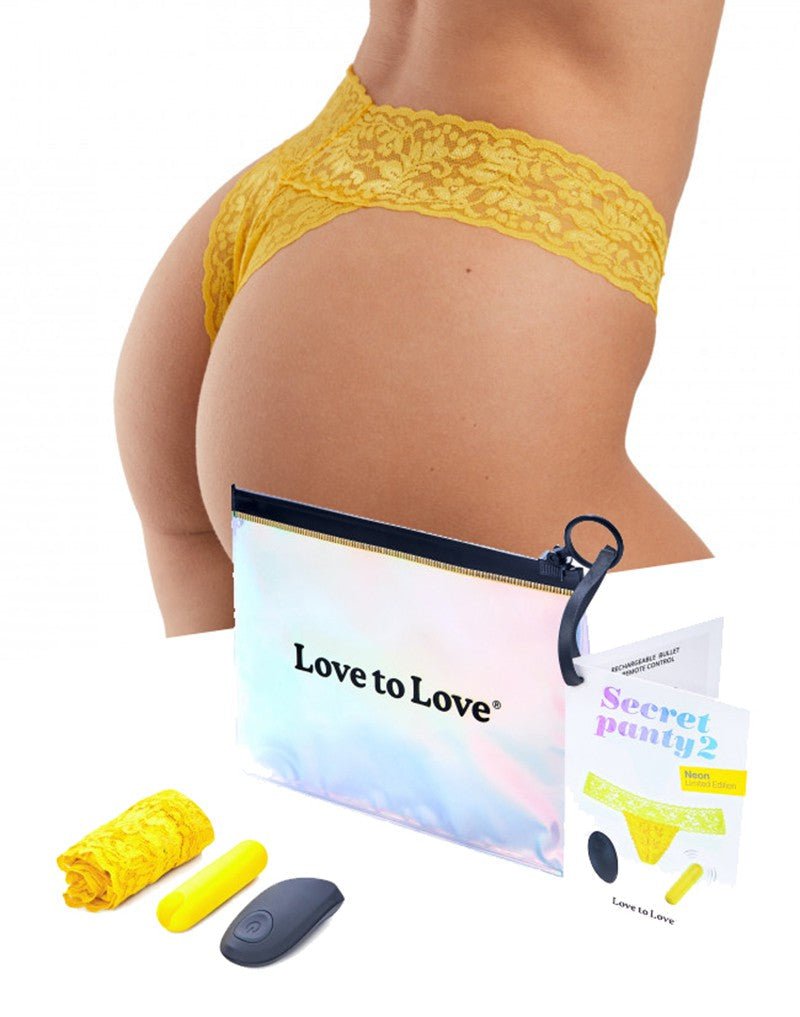 Love to Love Vibrating panties SECRET PANTY 2 - yellow Rimba Winkel Love to Love Vibrating panties SECRET PANTY 2 - yellow Rimba Winkel
