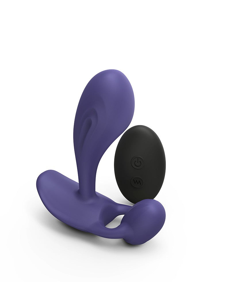 Love to Love - Witty - P-spot/Anaal & G-spot Vibrator met Afstandsbediening - Paars-Erotiekvoordeel.nl