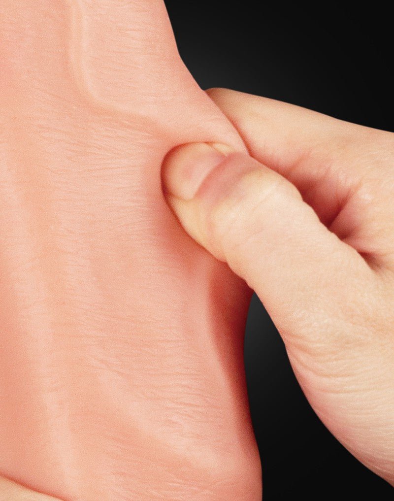 Lovetoy Realistische XXL Dildo met zuignap 30.5 cm - lichte huidskleur-Erotiekvoordeel.nl