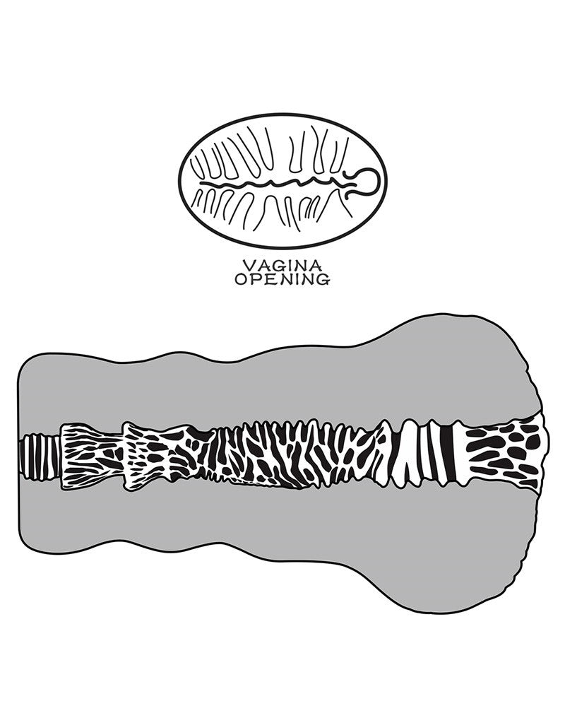 Lovetoy Stroker Masturbador ALIEN'S PIE 2 - color de piel claro