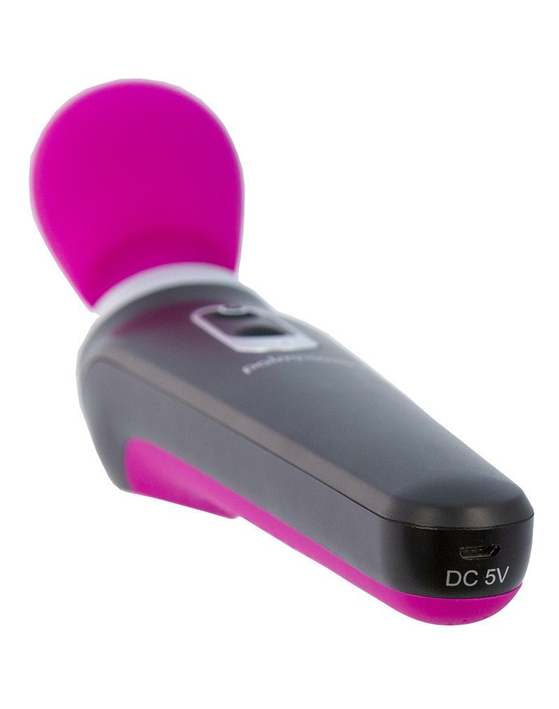Palm Power Extreme Wand Vibrator - ergonomisch gevormd en extreem krachtig - roze - Erotiekvoordeel.nl