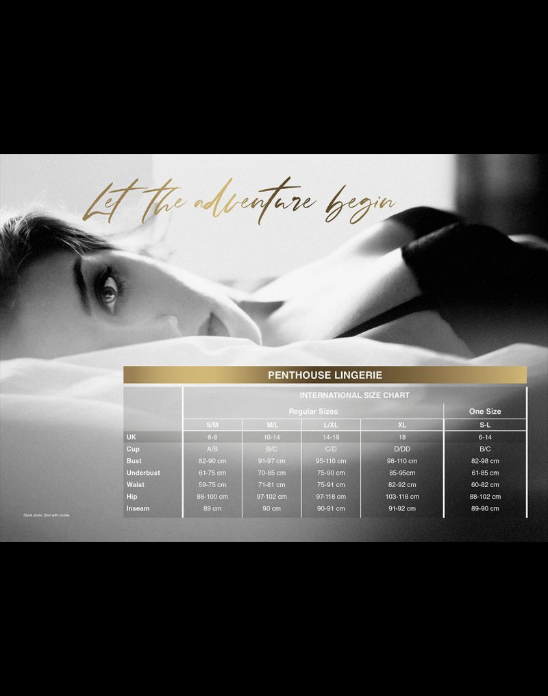 Penthouse Jurk JUICY POISON - zwart - Erotiekvoordeel.nl