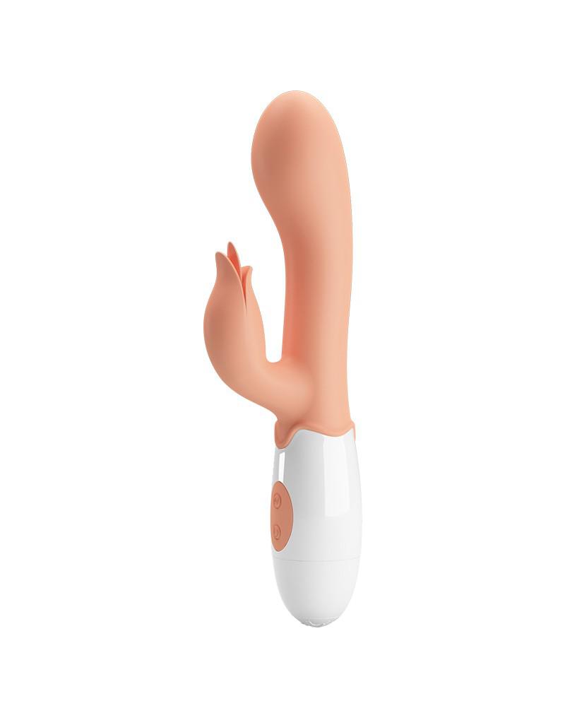 Pretty Love Bloody Mary - Vibrator - Rabbit Vibrator met Clitoris Stimulatie - Lichte Huidskleur - Geeft Intens en Krachtig Plezier-Erotiekvoordeel.nl