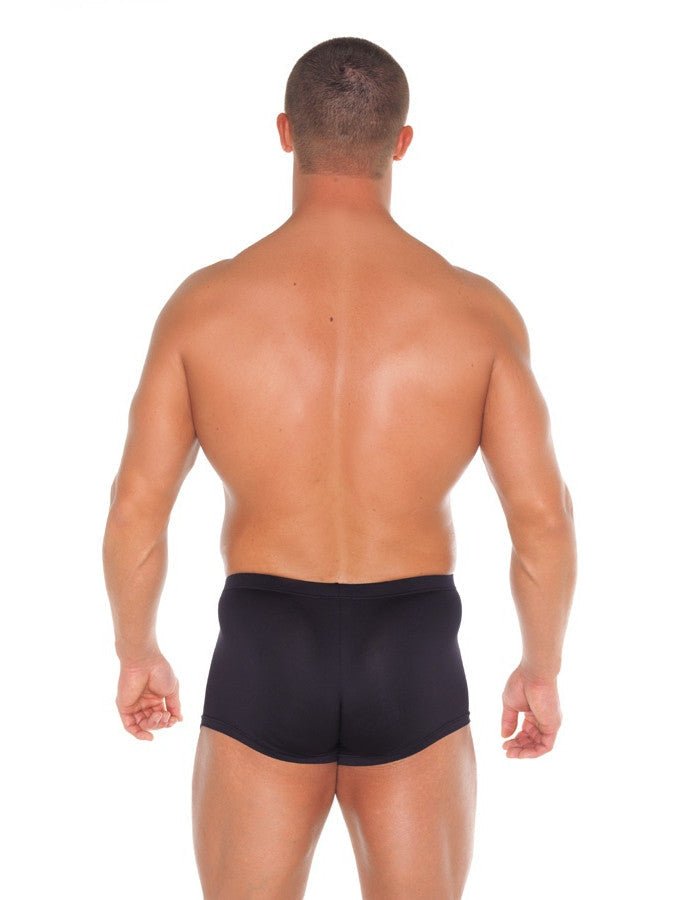 Short voor heren met twee ritsjes - zwart - Erotiekvoordeel.nl