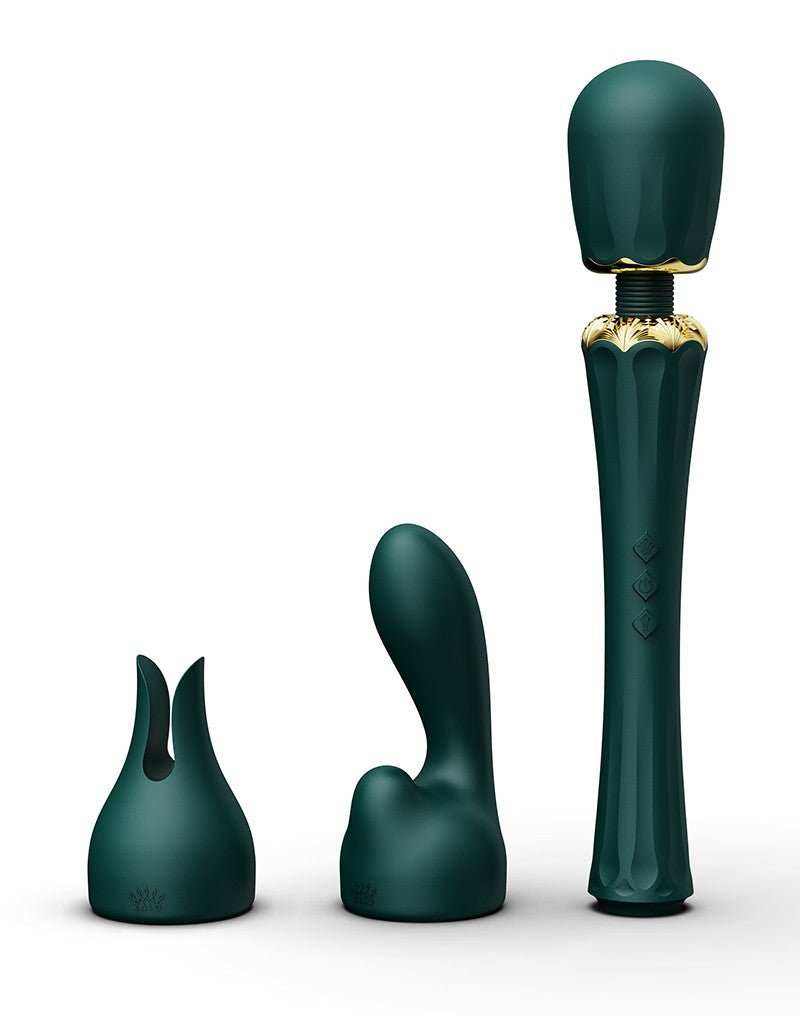 ZALO Kyro Wand Vibrator - smaragdgroen-Erotiekvoordeel.nl