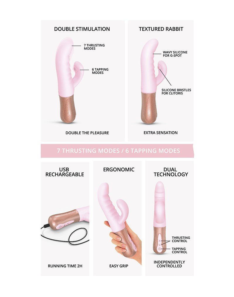 Love to Love SASSY BUNNY Vibrador Conejo - rosa claro