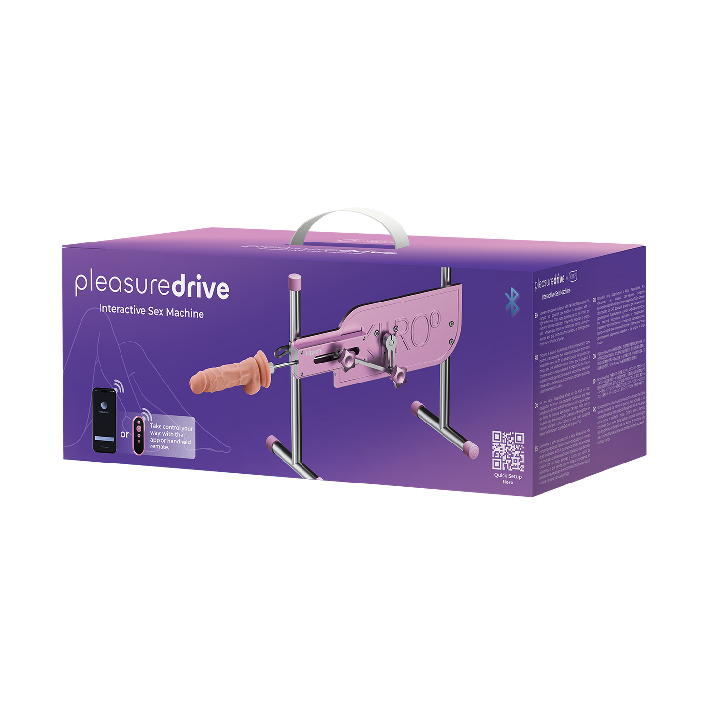 KIIROO - PleasureDrive - Interactieve Webcam Neukmachine - Roze-Erotiekvoordeel.nl