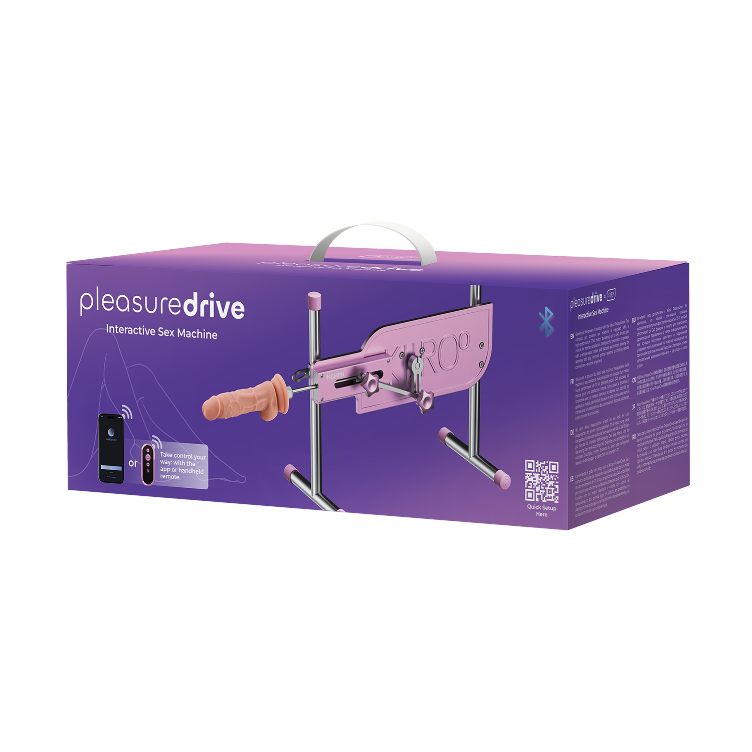 KIIROO - PleasureDrive - Interactieve Webcam Neukmachine - Roze-Erotiekvoordeel.nl