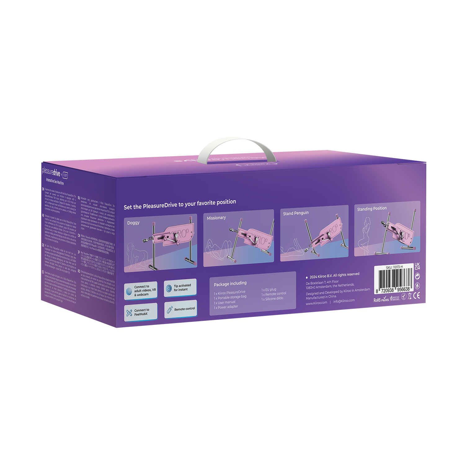 KIIROO - PleasureDrive - Interactieve Webcam Neukmachine - Roze-Erotiekvoordeel.nl