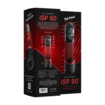 Peak Performa - ISP 90 - Penispomp met Infrarood Licht - Bevordert Groei-Rimbastore.com