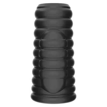 LoveToy - Wave Knights Ring - Vibrerende Penis Sleeve - Ø 3,7 cm - Zwart-Erotiekvoordeel.nl