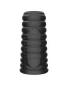 LoveToy - Wave Knights Ring - Vibrerende Penis Sleeve - Ø 3,7 cm - Zwart-Erotiekvoordeel.nl