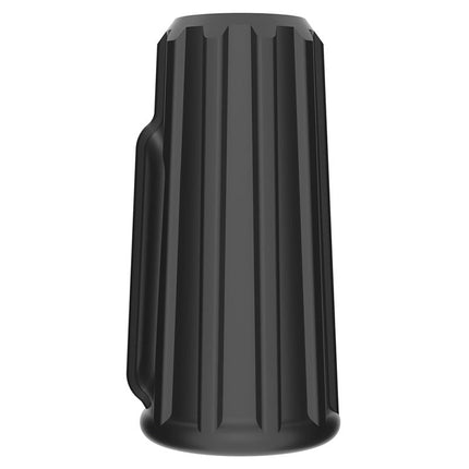 LoveToy - Ridge Knights Ring - Vibrerende Penis Sleeve - Ø 3,7 cm - Zwart-Erotiekvoordeel.nl