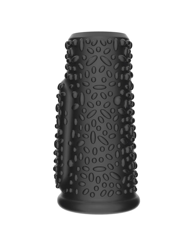 LoveToy - Drip Knights Ring - Vibrerende Penis Sleeve - Ø 3,7 cm - Zwart-Erotiekvoordeel.nl