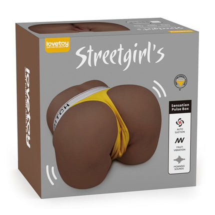 Lovetoy - Streetgirls Sensation Pulse - Kathy - Vibrerende en Zuigende Masturbator - Bruin-Erotiekvoordeel.nl