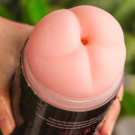 Lovetoy - Virgin-Skin Blowout - Dubbelzijdige Stroker Masturbator - Vagina en Ass - Lichte Huidskleur-Erotiekvoordeel.nl