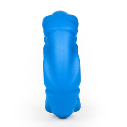 LoveToy - Pinnacle Pro - Ridge Bump Ball Stretcher Cockring - Blauw-Erotiekvoordeel.nl