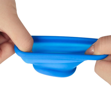 LoveToy - Pinnacle Pro - Tapered Squeeze Cockring - Blauw-Erotiekvoordeel.nl