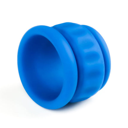 LoveToy - Pinnacle Pro - Twin Flex Stretcher Cockring - Blauw-Erotiekvoordeel.nl