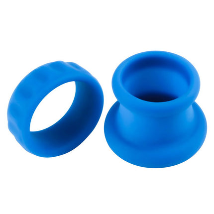 LoveToy - Pinnacle Pro - Twin Flex Stretcher Cockring - Blauw-Erotiekvoordeel.nl