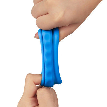 LoveToy - Pinnacle Pro - Twin Flex Stretcher Cockring - Blauw-Erotiekvoordeel.nl