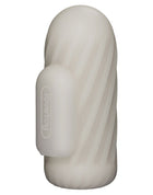 LoveToy - Knights Ring - Vibrerende Dual Purpose Sleeve - Spiraal - Wit-Erotiekvoordeel.nl