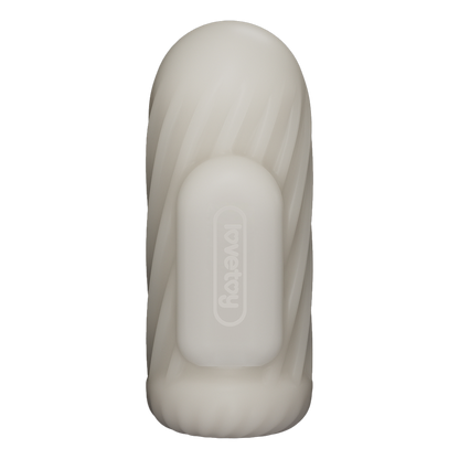 LoveToy - Knights Ring - Vibrerende Dual Purpose Sleeve - Spiraal - Wit-Erotiekvoordeel.nl