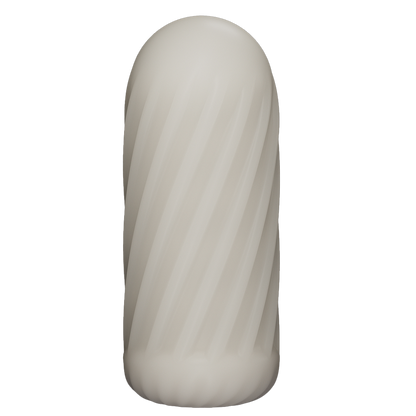 LoveToy - Knights Ring - Vibrerende Dual Purpose Sleeve - Spiraal - Wit-Erotiekvoordeel.nl