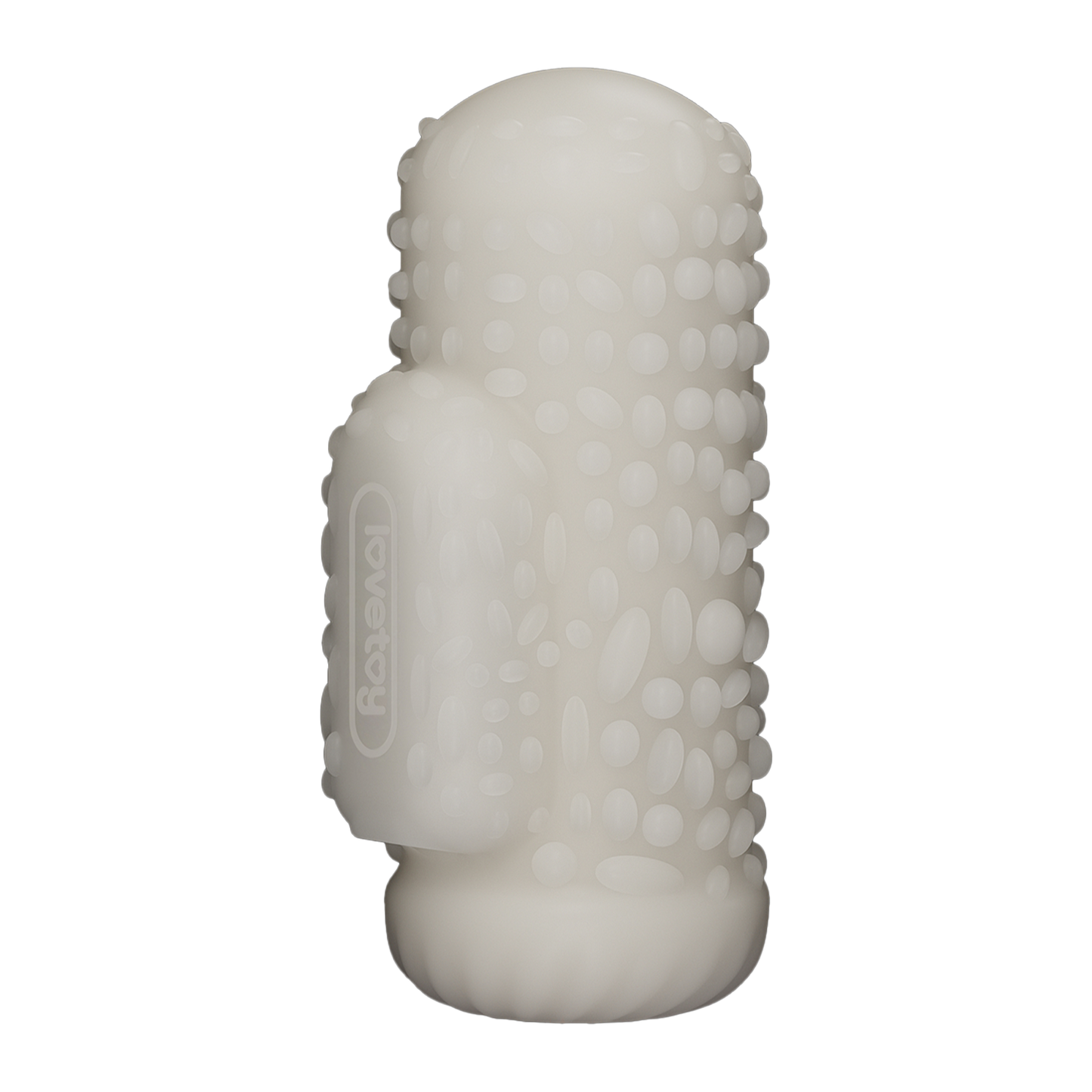 LoveToy - Knights Ring - Vibrerende Dual Purpose Sleeve - Drip - Wit-Erotiekvoordeel.nl