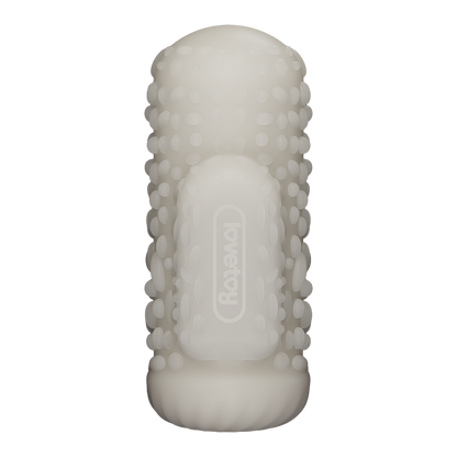 LoveToy - Knights Ring - Vibrerende Dual Purpose Sleeve - Drip - Wit-Erotiekvoordeel.nl