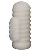 LoveToy - Knights Ring - Vibrerende Dual Purpose Sleeve - Golvend - Wit-Erotiekvoordeel.nl