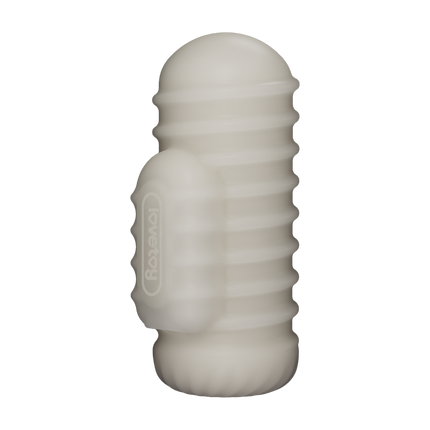 LoveToy - Knights Ring - Vibrerende Dual Purpose Sleeve - Golvend - Wit-Erotiekvoordeel.nl