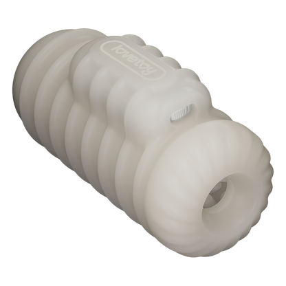 LoveToy - Knights Ring - Vibrerende Dual Purpose Sleeve - Golvend - Wit-Erotiekvoordeel.nl