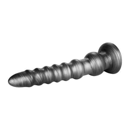 Lovetoy - Vibrax Slider - Lange Vibrerende Anaal Dildo - 32 cm - Zilver-Rimbastore.com