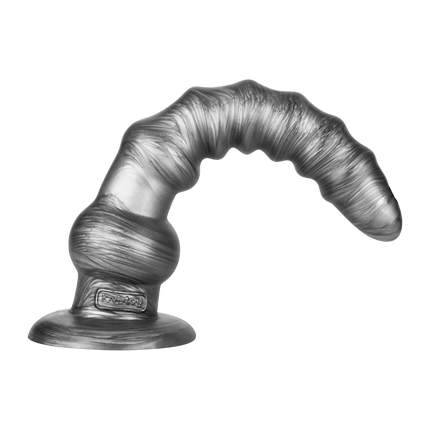 Lovetoy - Vibrax Slider - Lange Vibrerende Anaal Dildo - 32 cm - Zilver-Rimbastore.com