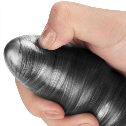 Lovetoy - Vibrax Slider - Lange Vibrerende Anaal Dildo - 32 cm - Zilver-Rimbastore.com